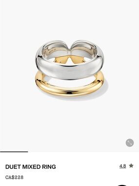 Mejuri Duet Mixed Ring